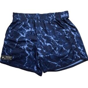 Under Armour Shorts  Mens XL Project Rock Printed Blue Mesh Training 7” Inseam